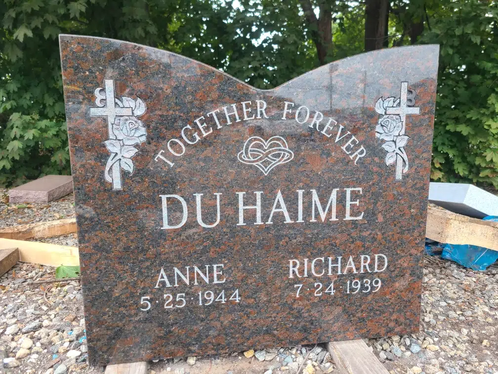 Granite Memorial Bench hand-carved by NJ Memorial Benches in NJ — image 3